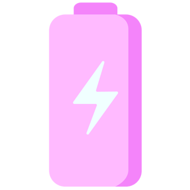 Batterie rose